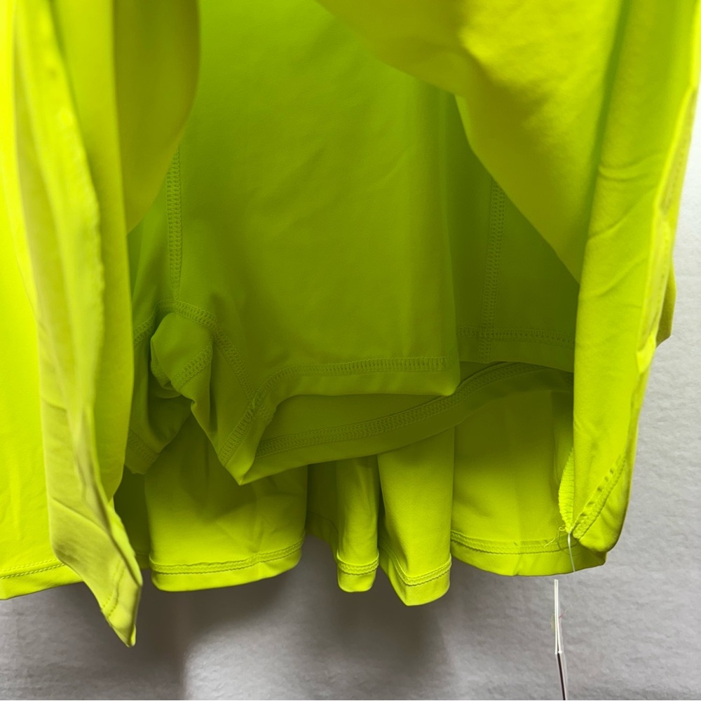 NWT JoyGirl Women's Highlighter Yellow Athletic Tennis Skort Size XL Super Cute - Picture 5 of 7